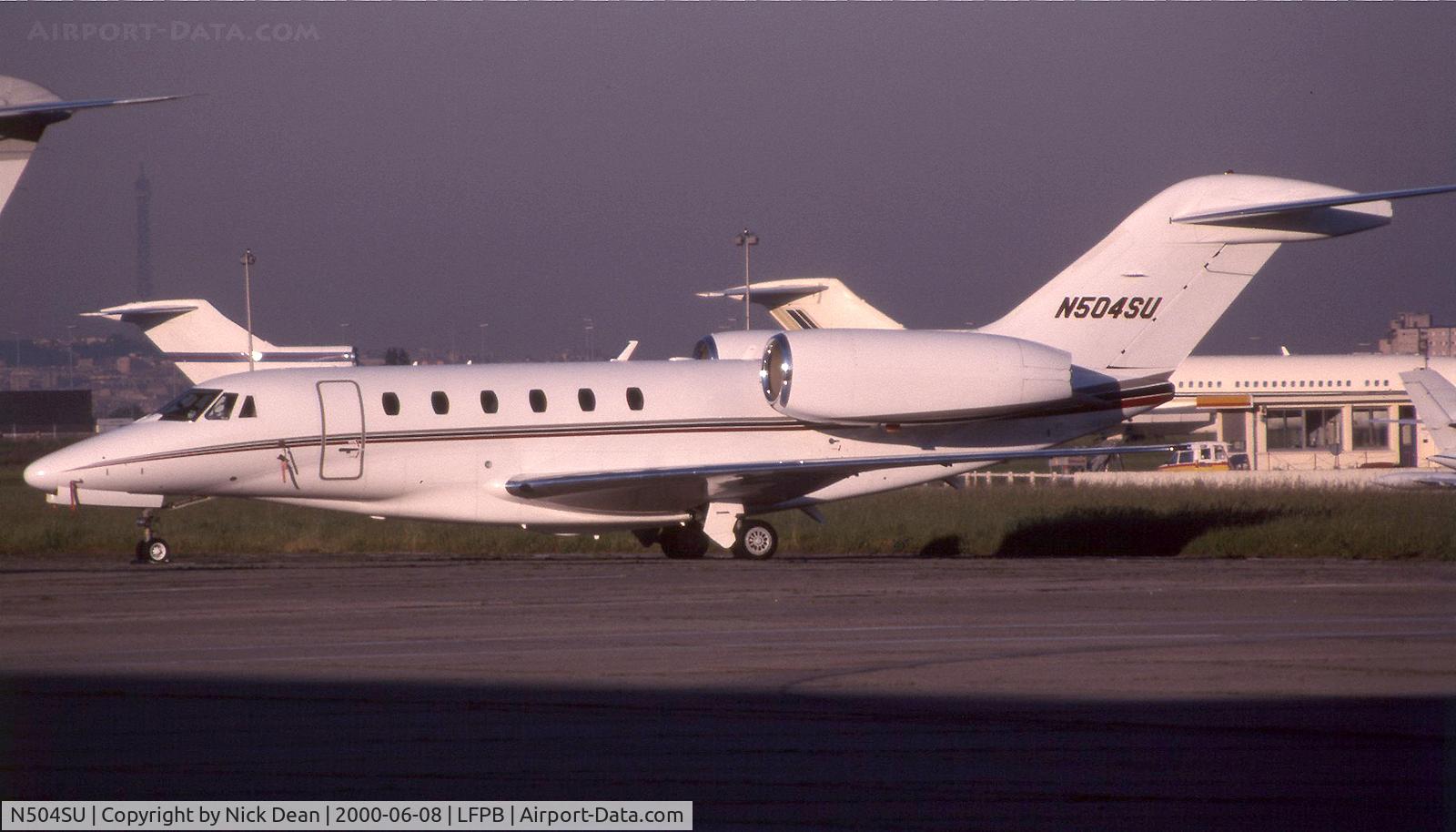 N504SU, 1997 Cessna 750 Citation X Citation X C/N 750-0024, LFPB