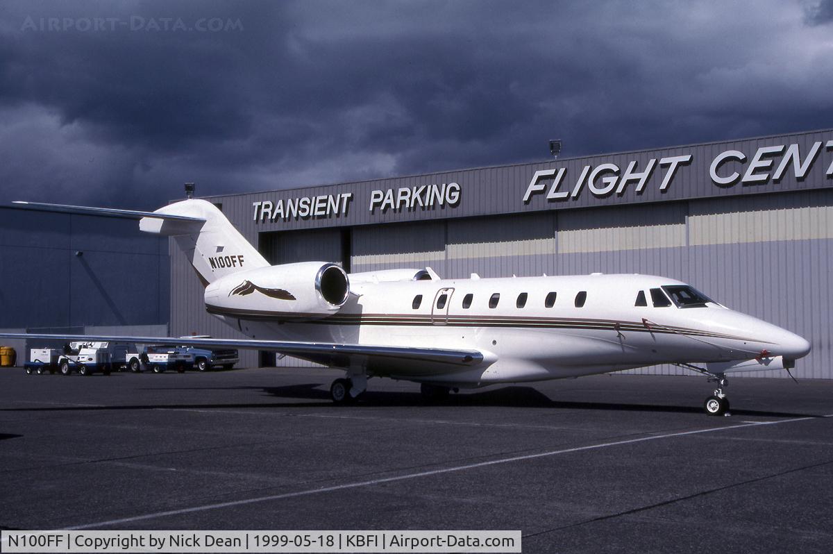 N100FF, 1997 Cessna 750 Citation X C/N 750-0028, KBFI