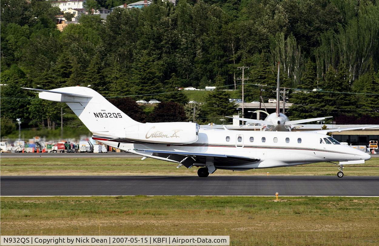 N932QS, 1997 Cessna 750 Citation X C/N 750-0032, KBFI