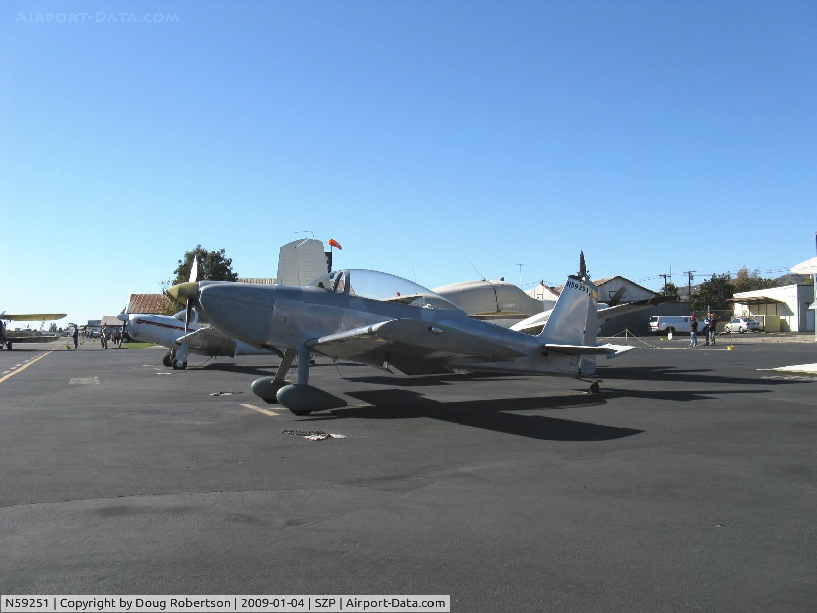N59251, 2007 Vans RV-8 C/N 81199, 2007 Snider VANs RV-8, Superior XP-360 180 Hp