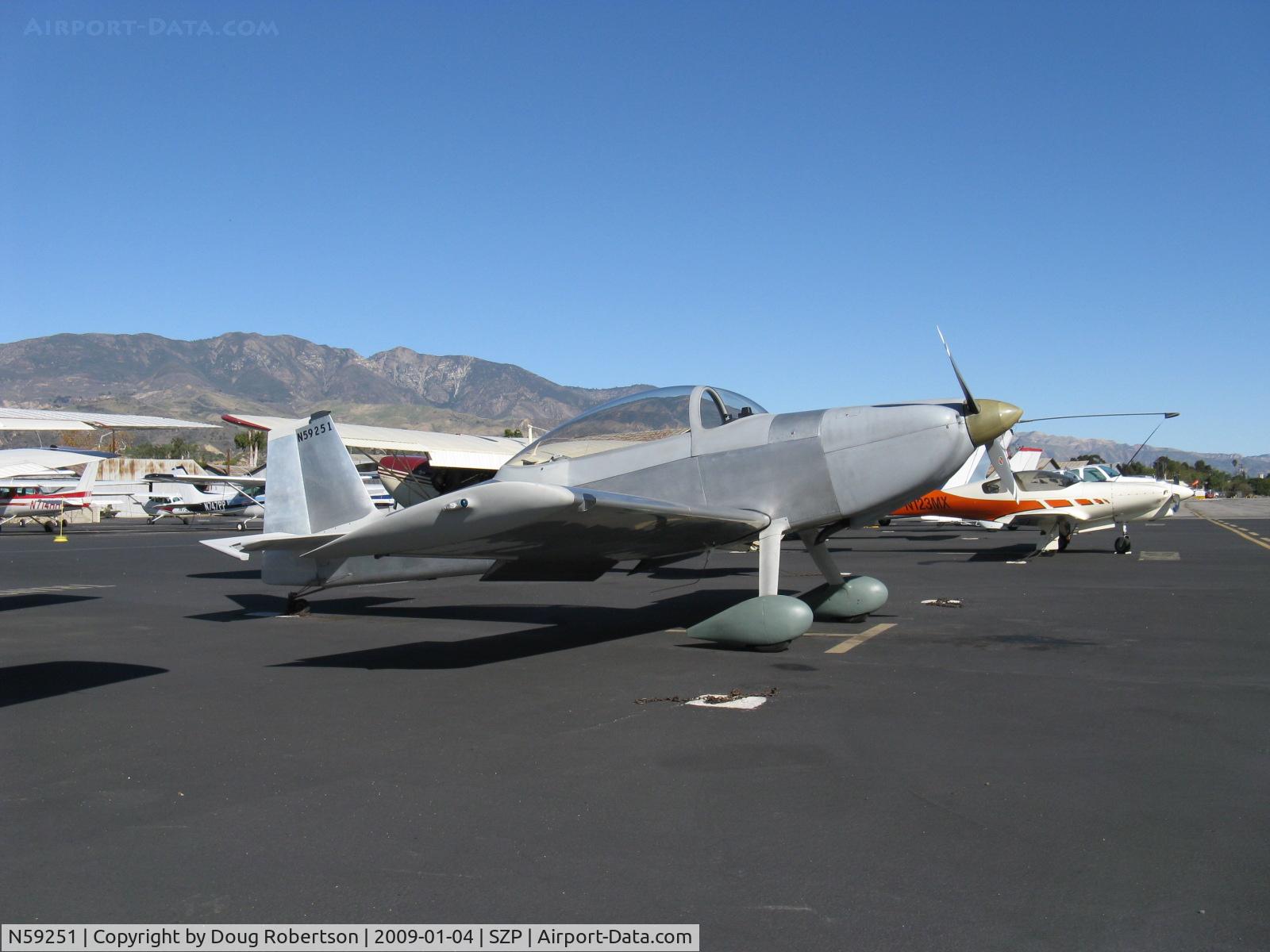 N59251, 2007 Vans RV-8 C/N 81199, 2007 Snider VANs RV-8, Superior XP-360 180 Hp