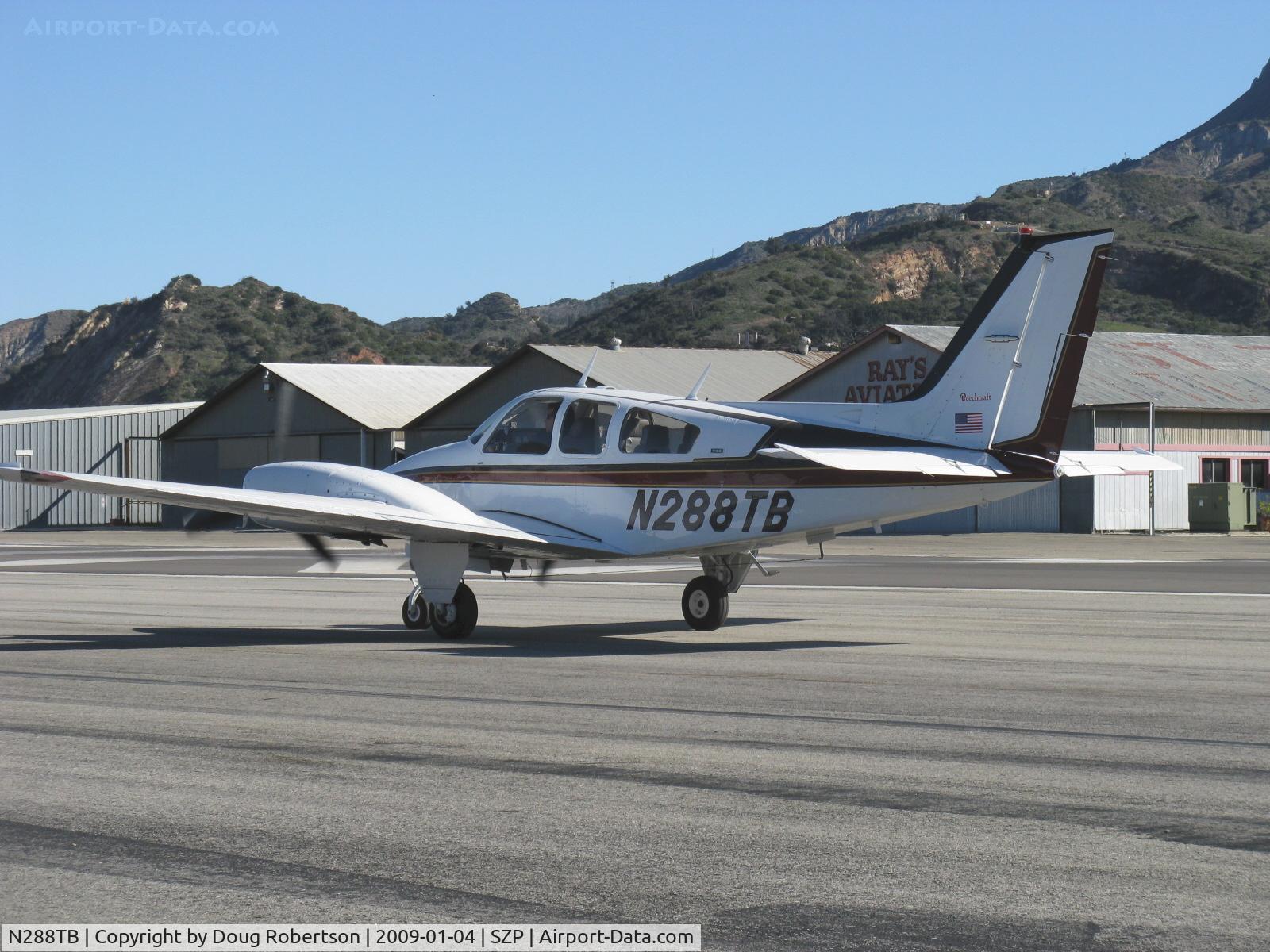 N288TB, 1975 Beech 95-B55 (T42A) Baron C/N TC-1880, 1975 Beech 95-B55 (T-42A) BARON, two Continental IO-470-L 260 Hp each, taxi