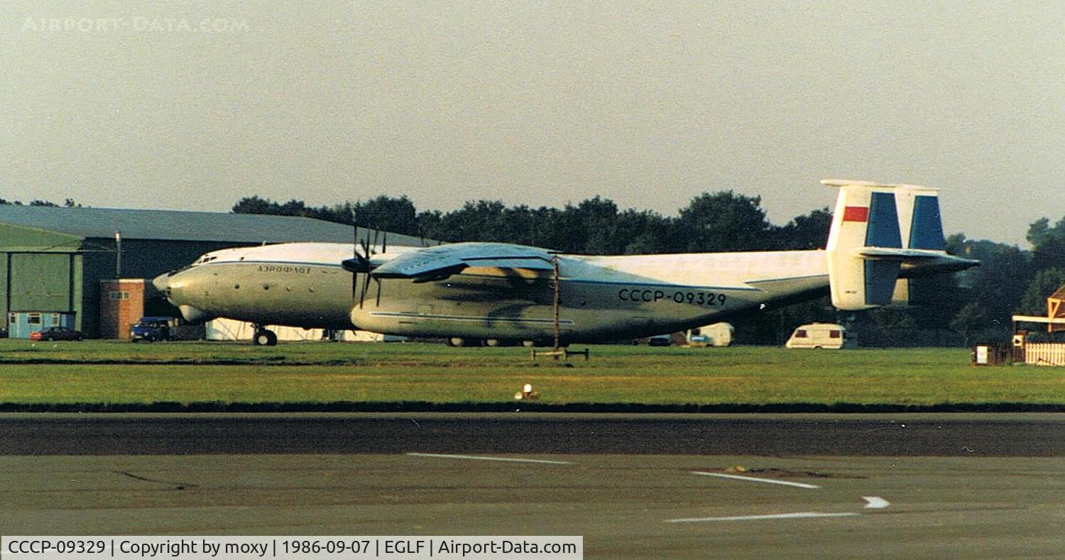 CCCP-09329, Antonov An-22A C/N 043482276, ANTONOV AN22A CARRYING SPARE ENGINE FOR AN124