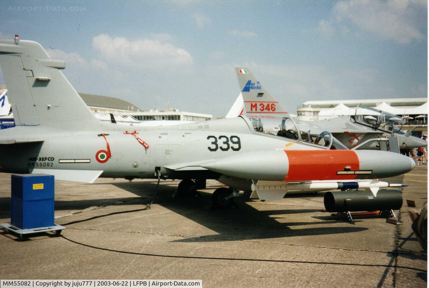 MM55082, Aermacchi MB-339CD C/N 6951/218/CD021, at Le Bourget AirShow