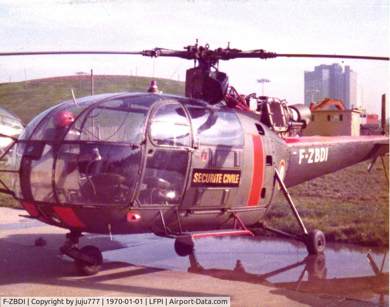 F-ZBDI, 1984 Aérospatiale SA 316B Alouette III C/N 1878, at Issy-les-Moulineaux