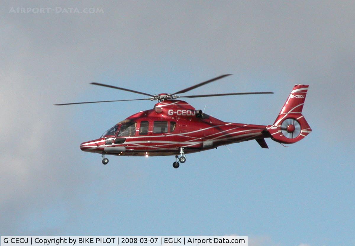 G-CEOJ, 2000 Eurocopter EC-155B C/N 6575, EC155 DOING CIRCUITS
