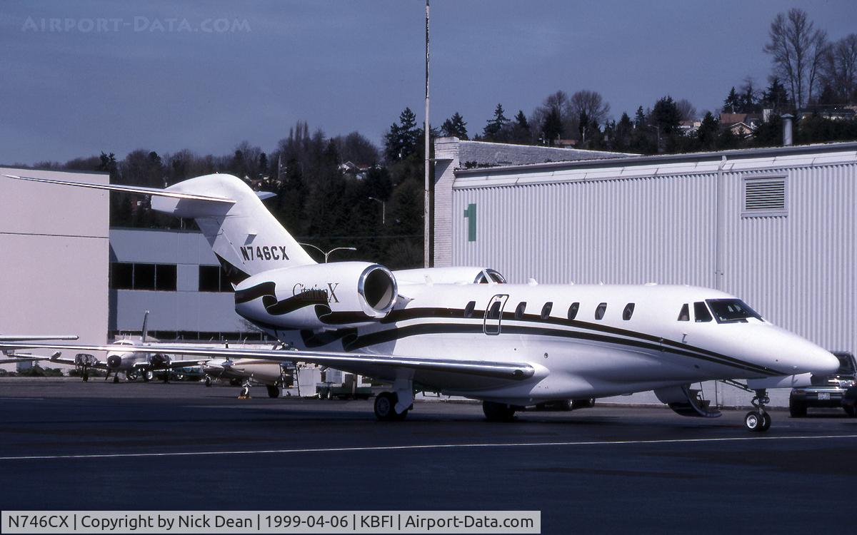 N746CX, 1998 Cessna 750 Citation X Citation X C/N 750-0046, KBFI