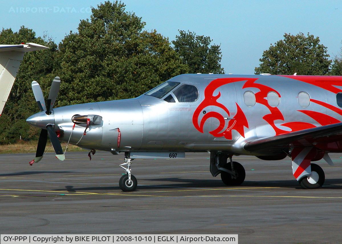 OY-PPP, 2006 Pilatus PC-12/47 C/N 0697, STRIKING SCHEME ON THIS PC-12