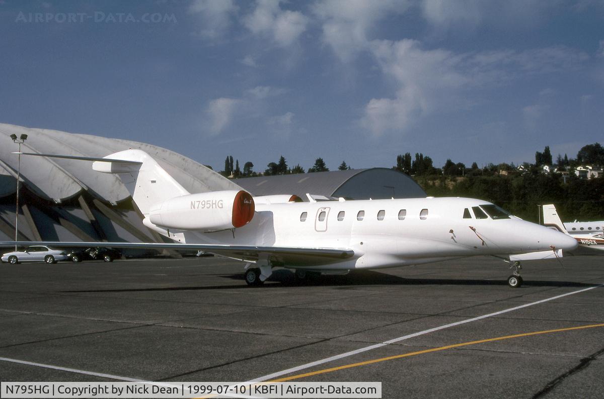 N795HG, 1998 Cessna 750 Citation X Citation X C/N 750-0053, KBFI