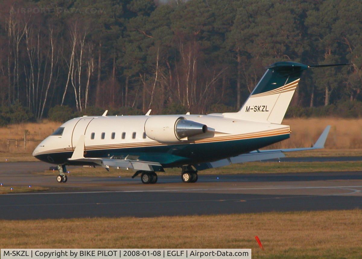 M-SKZL, 1999 Bombardier Challenger 604 (CL-600-2B16) C/N 5404, RESIDENT A/C