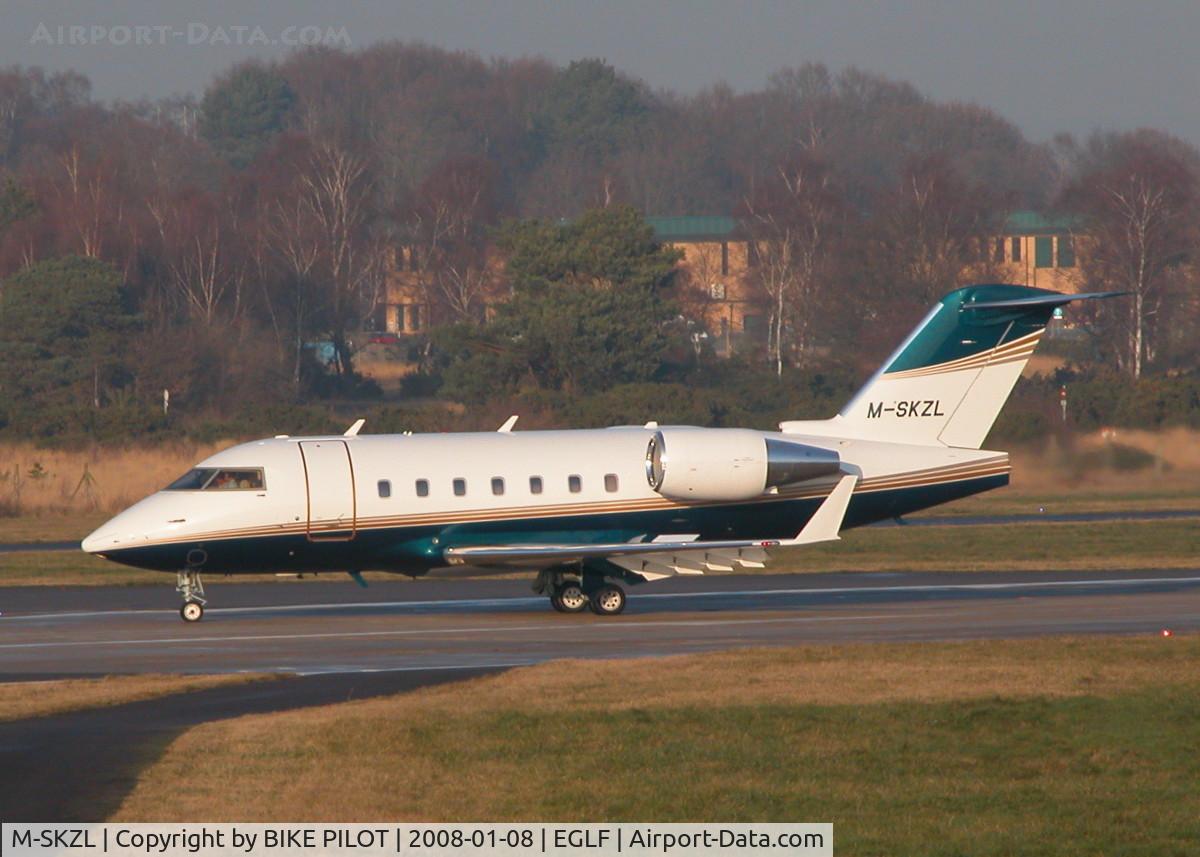 M-SKZL, 1999 Bombardier Challenger 604 (CL-600-2B16) C/N 5404, RESIDENT A/C