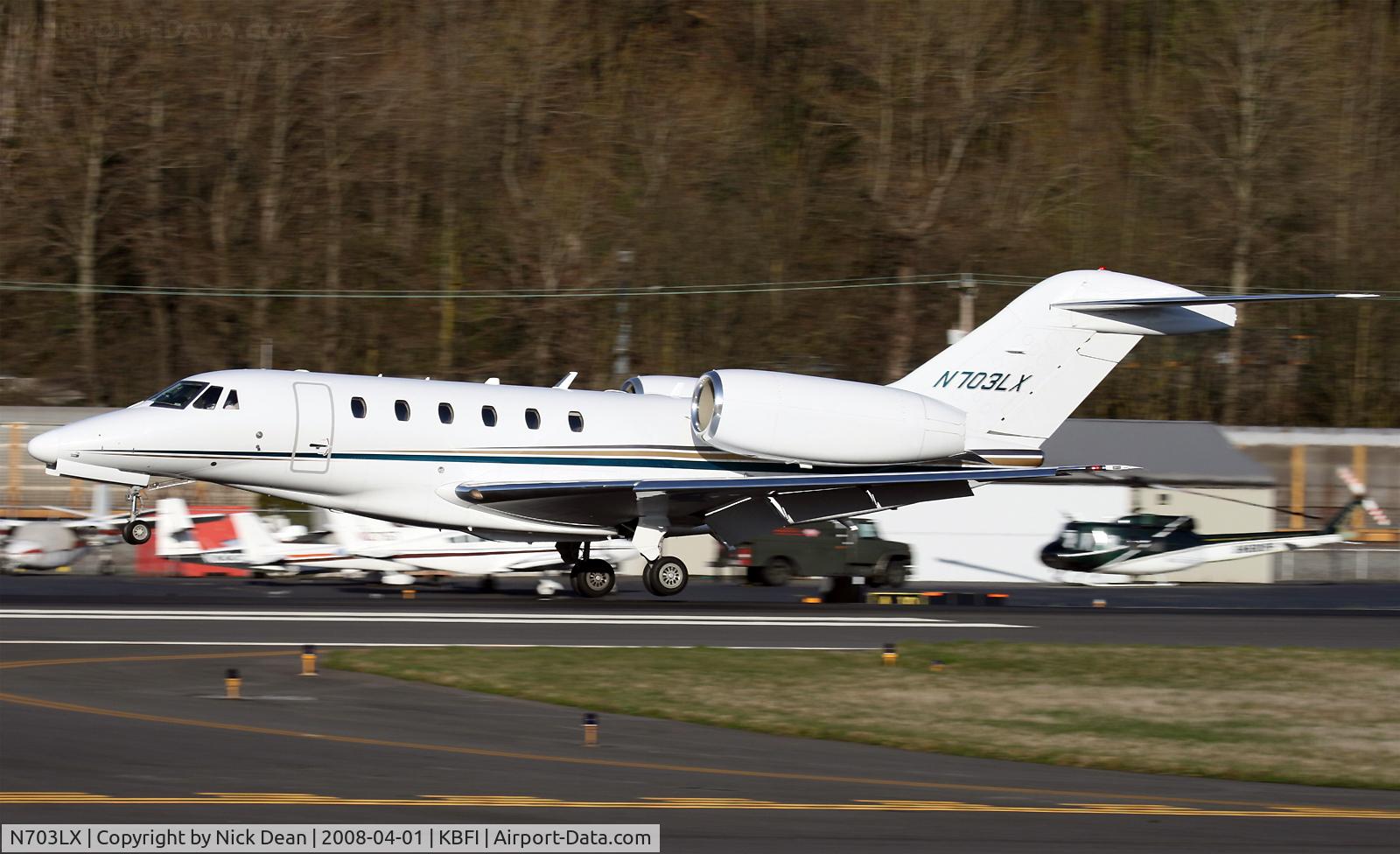 N703LX, 1999 Cessna 750 Citation X C/N 750-0074, KBFI