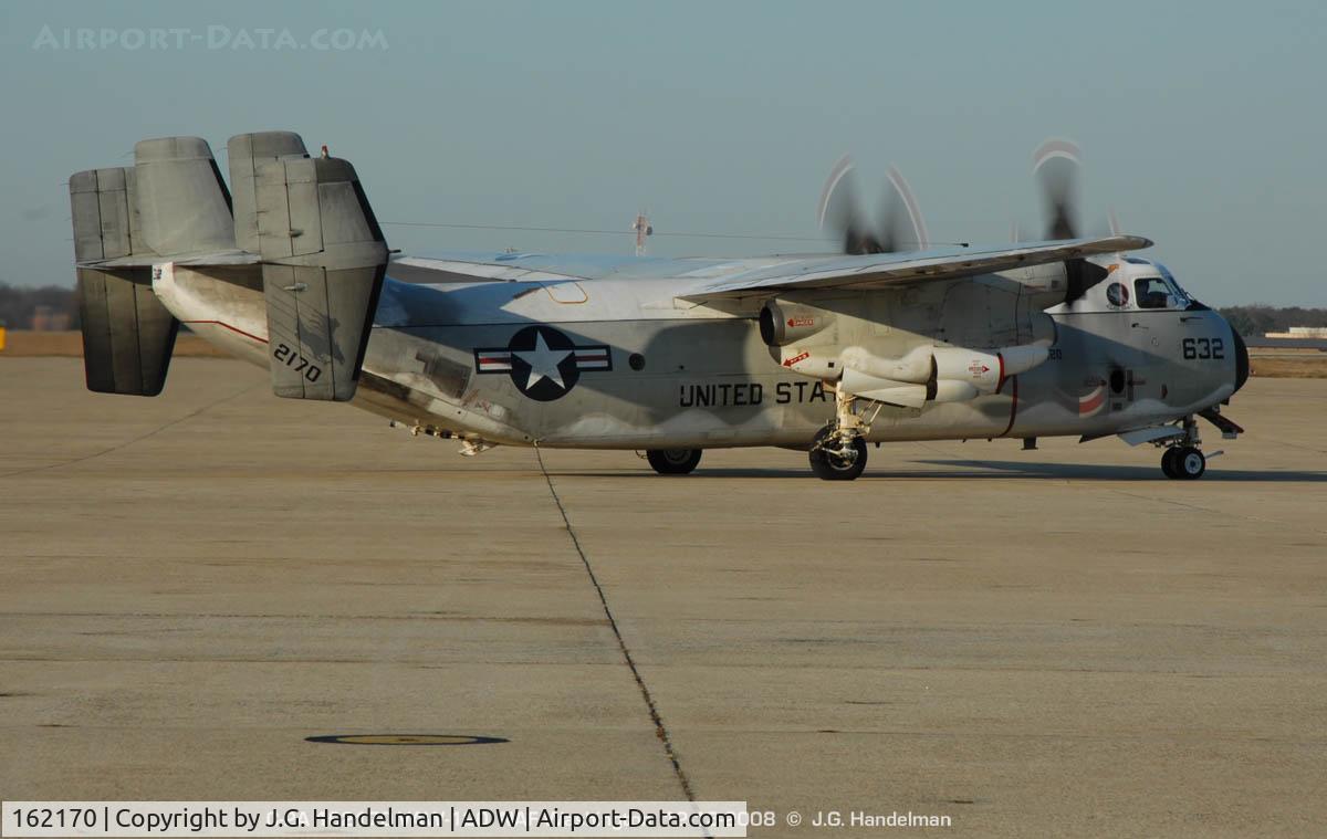 162170, Grumman C-2A Greyhound C/N 50, taxiing at NAF Washington