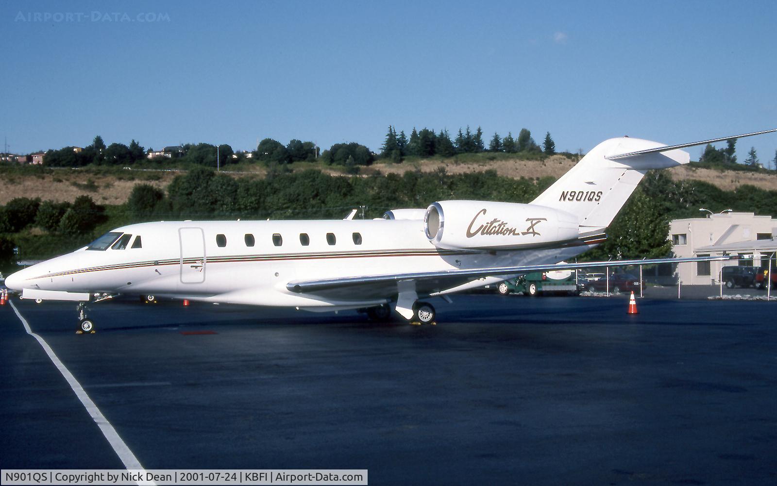 N901QS, 1999 Cessna 750 Citation X C/N 750-0102, KBFI