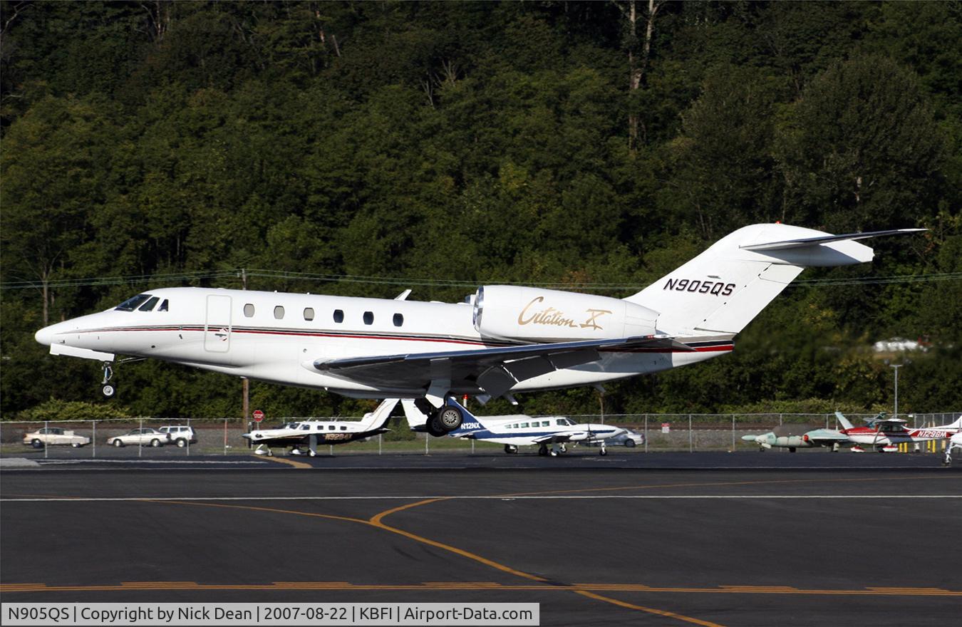 N905QS, 2000 Cessna 750 Citation X C/N 750-0105, KBFI