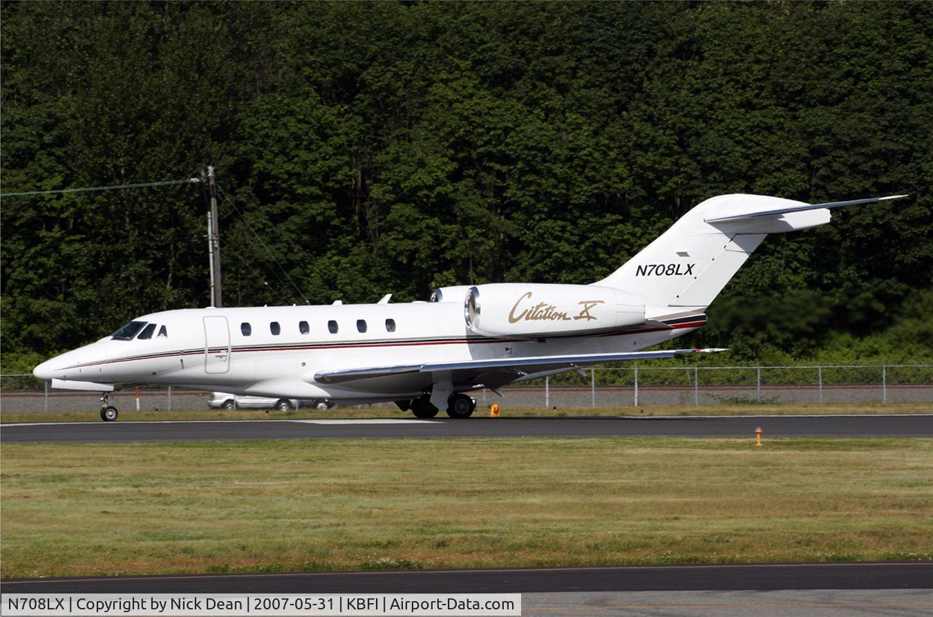 N708LX, 1999 Cessna 750 Citation X C/N 750-0109, KBFI