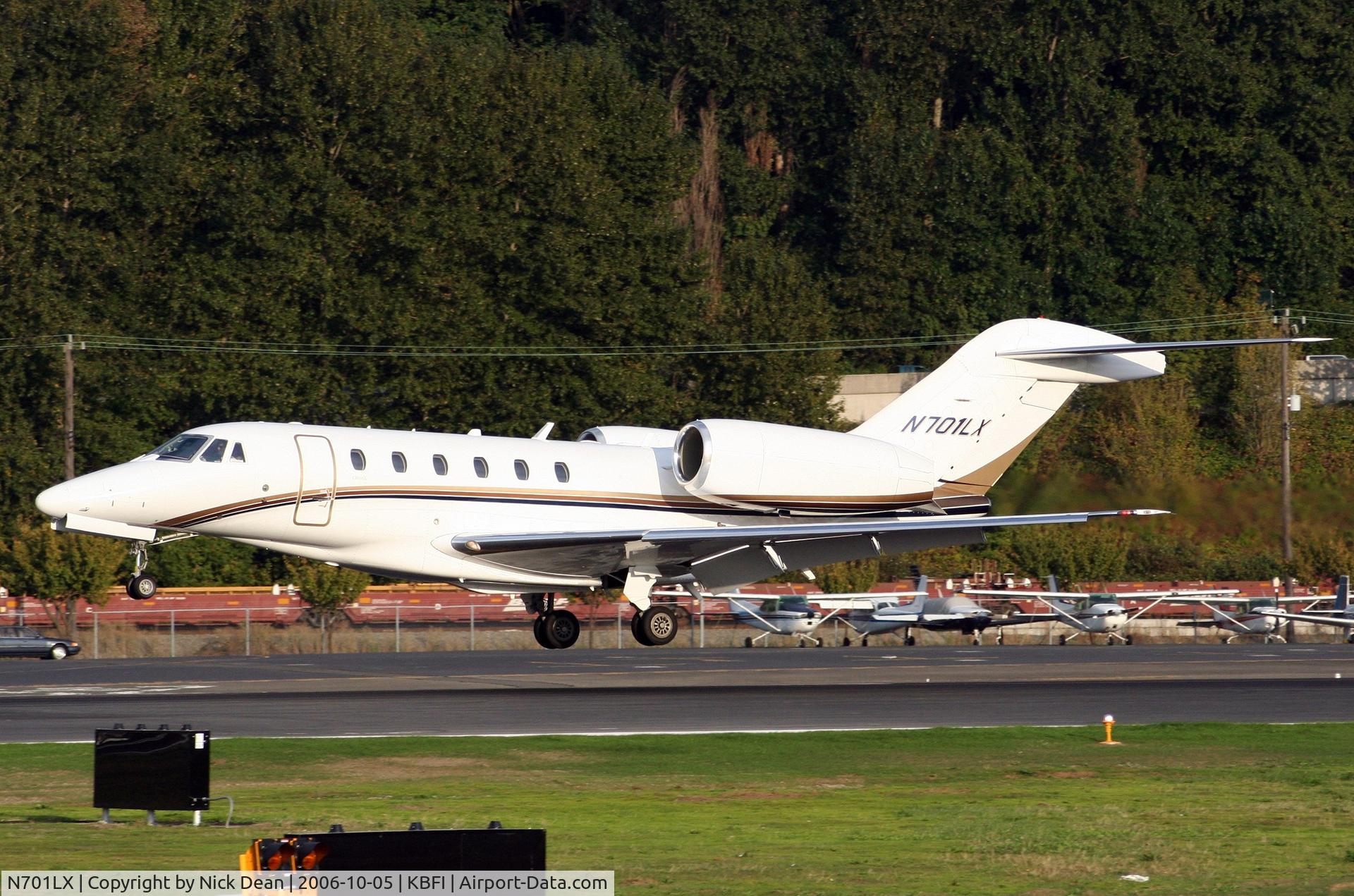 N701LX, 2000 Cessna 750 Citation X C/N 750-0114, KBFI