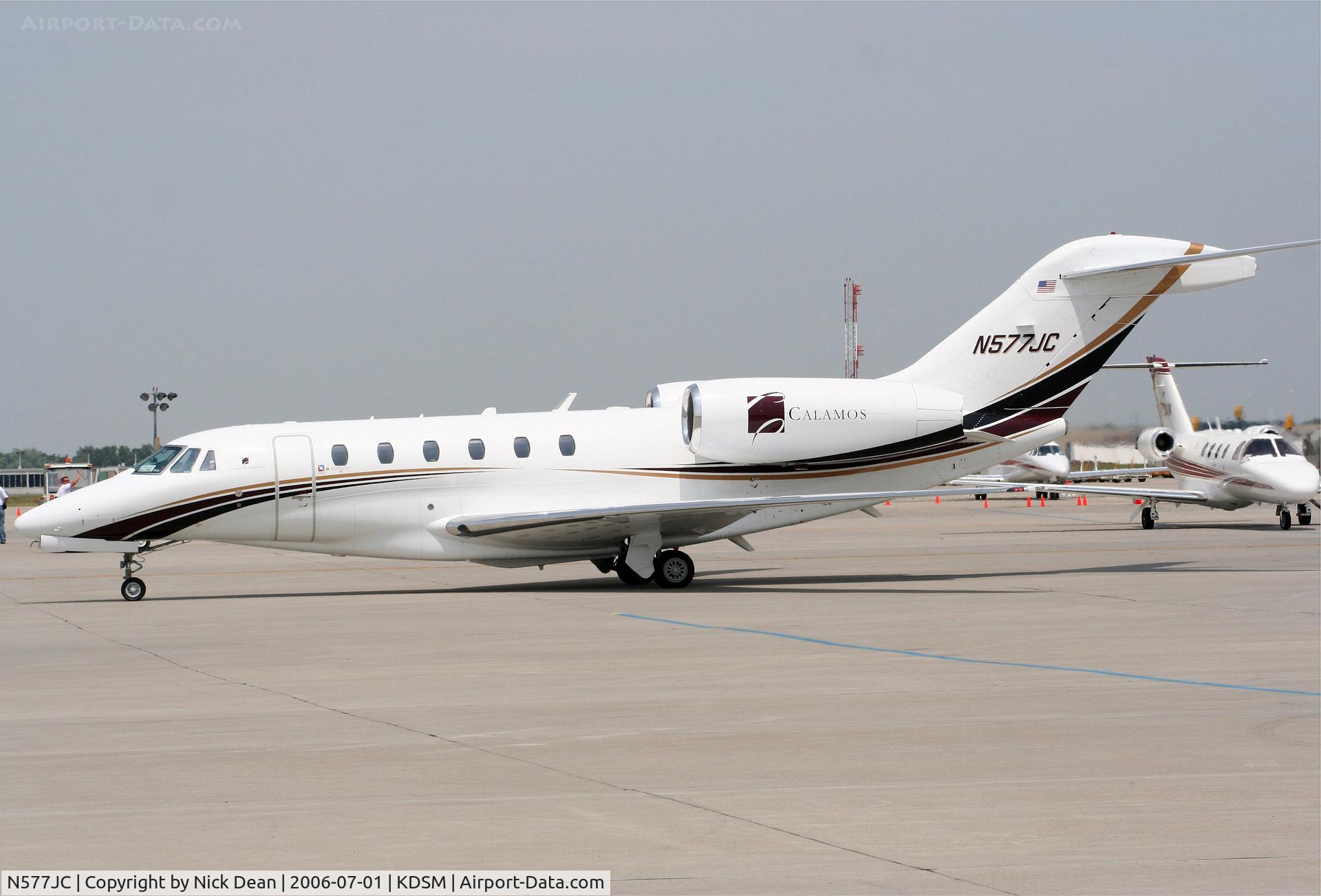 N577JC, 2000 Cessna 750 Citation X Citation X C/N 750-0122, KDSM