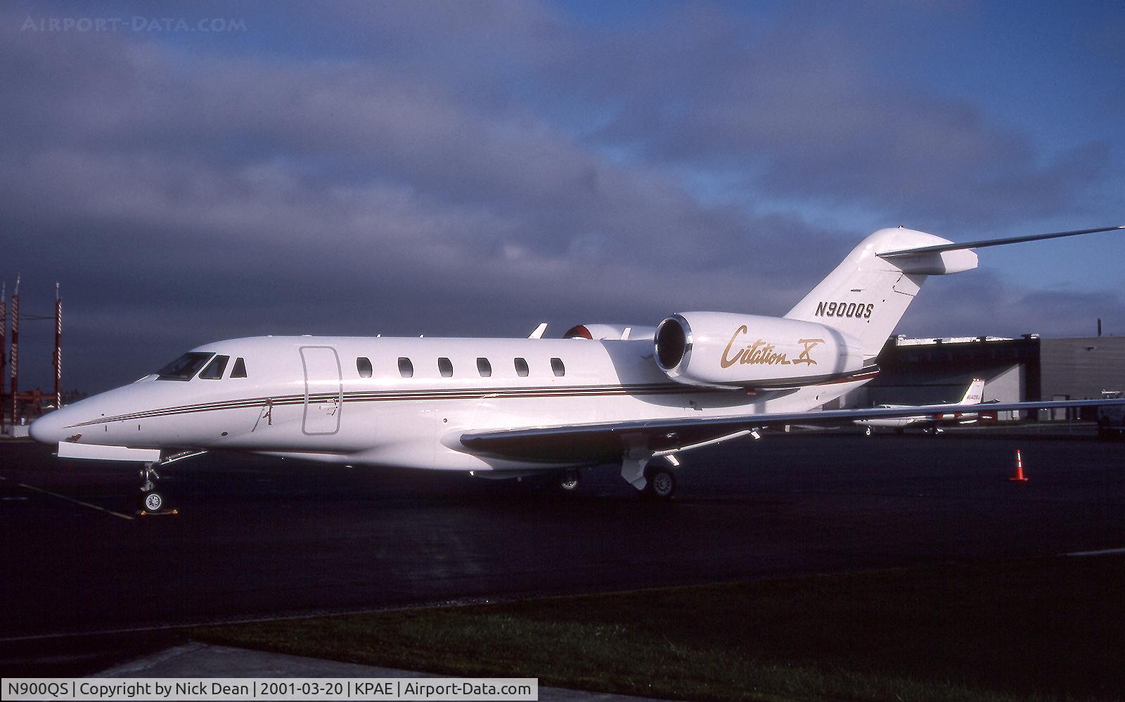 N900QS, 2000 Cessna 750 Citation X Citation X C/N 750-0123, KPAE