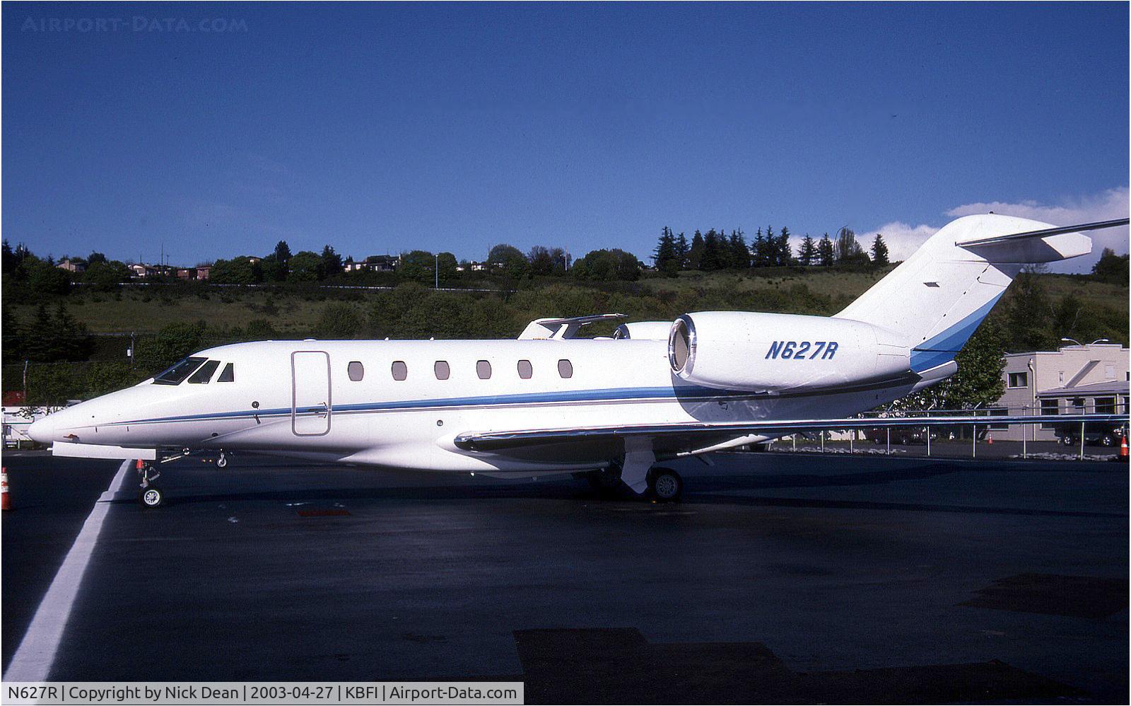 N627R, 2000 Cessna 750 Citation X C/N 750-0132, KBFI