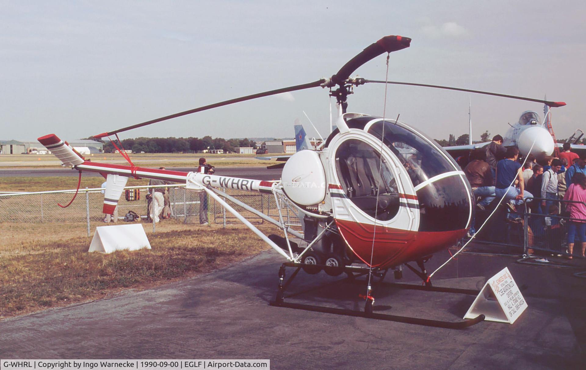 G-WHRL, 1990 Schweizer 269C-300 C/N S-1453, Schweizer 269C  at Farnborough International 1990