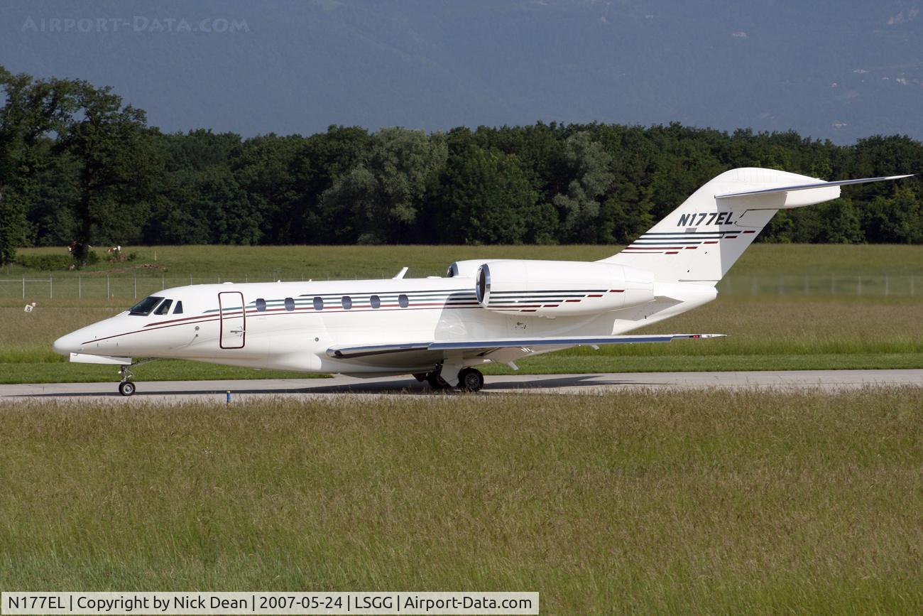N177EL, 2002 Cessna 750 Citation X C/N 750-0177, LSGG