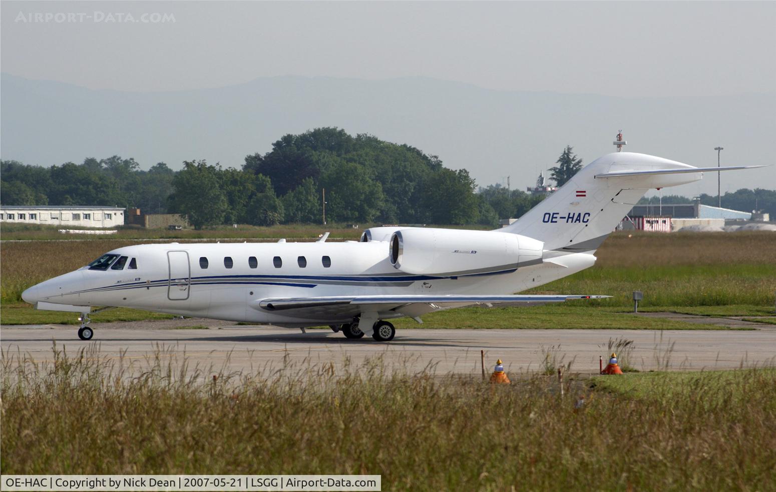 OE-HAC, 2004 Cessna 750 Citation X Citation X C/N 750-0232, LSGG