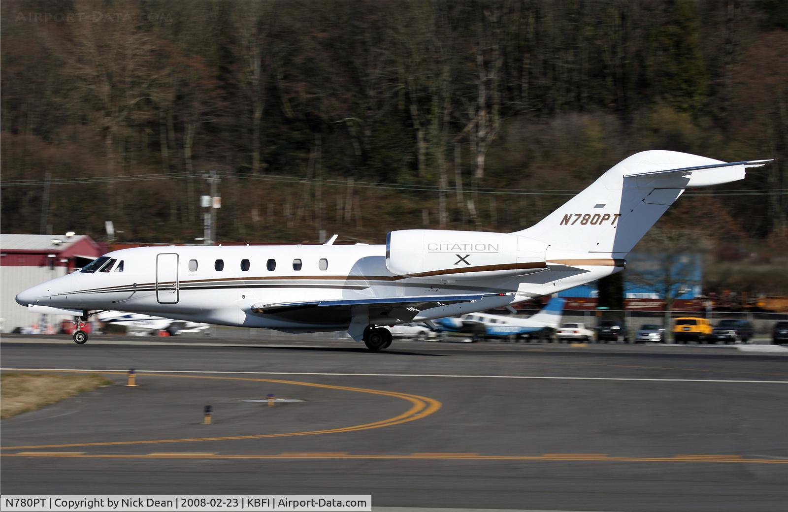 N780PT, 2007 Cessna 750 Citation X Citation X C/N 750-0280, KBFI (Citation X)