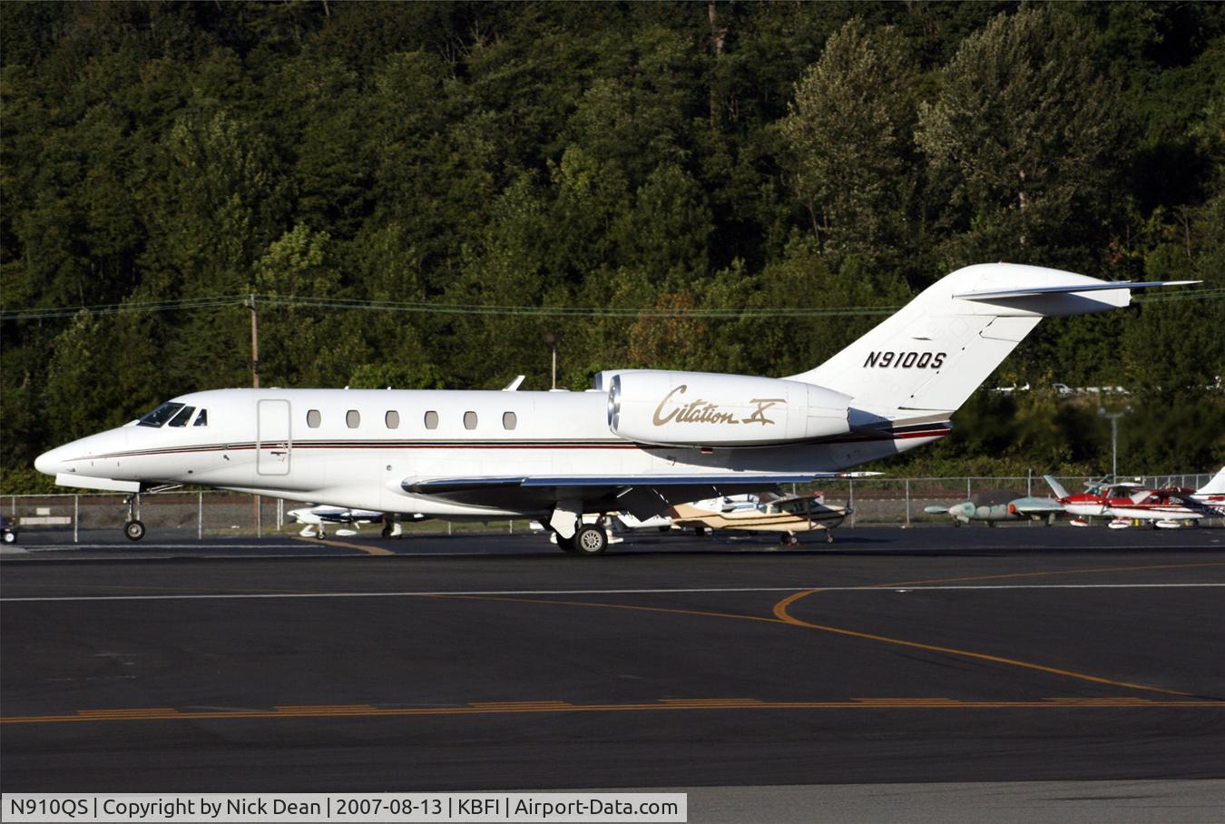 N910QS, 2000 Cessna 750 Citation X C/N 750-0110, KBFI