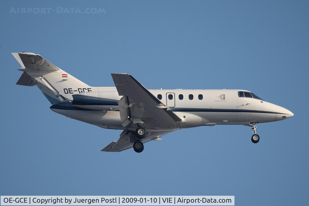OE-GCE, 2001 Raytheon Hawker 800XP C/N 258536, Raytheon Aircraft Company Hawker 800XP