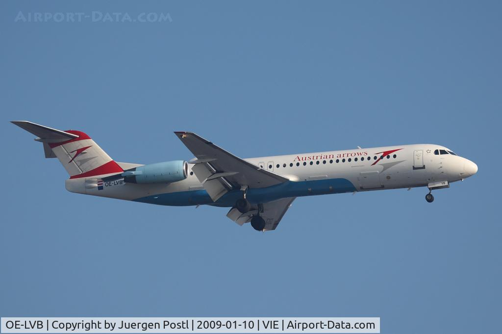 OE-LVB, 1994 Fokker 100 (F-28-0100) C/N 11502, Fokker 100