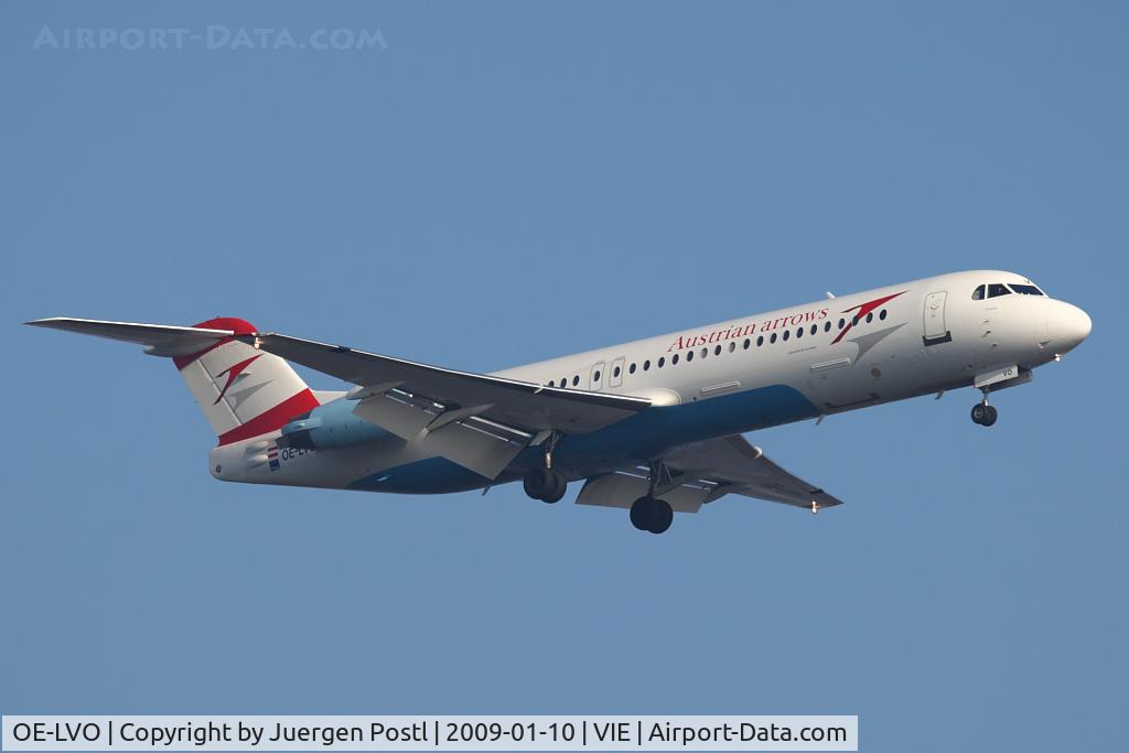 OE-LVO, 1993 Fokker 100 (F-28-0100) C/N 11460, Fokker 100