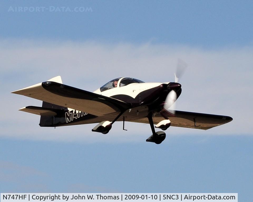 N747HF, Vans RV-7A C/N 71276, Departing runway 13