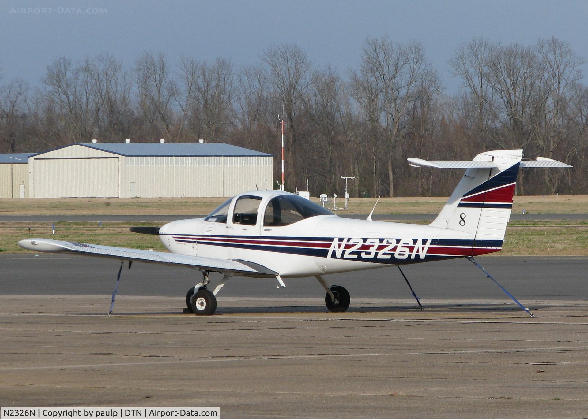 N2326N, 1979 Piper PA-38-112 Tomahawk Tomahawk C/N 38-79A0790, Parked at the Downtown Shreveport airport.