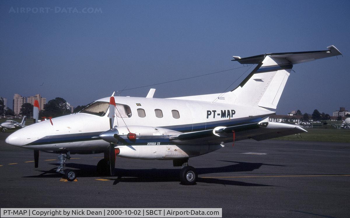 PT-MAP, Embraer EMB-121A1 Xingu II C/N 121023, SBCT