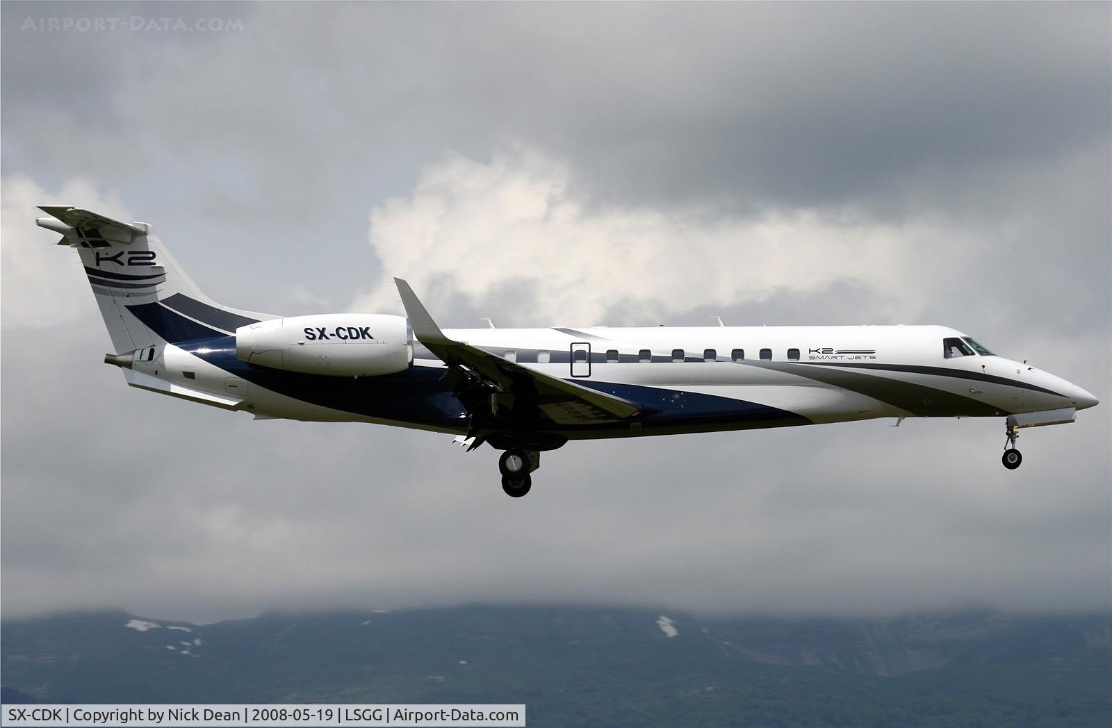 SX-CDK, 2007 Embraer EMB-135BJ Legacy 650 C/N 14500998, LSGG (K2 Smart Jets)