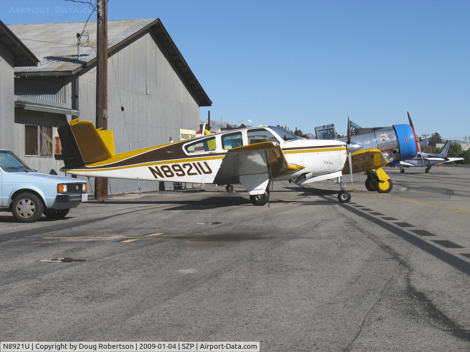 N8921U, 1965 Beech S35 Bonanza C/N D-7911, 1965 Beech S35 BONANZA, Continental IO-520-B 285 HP
