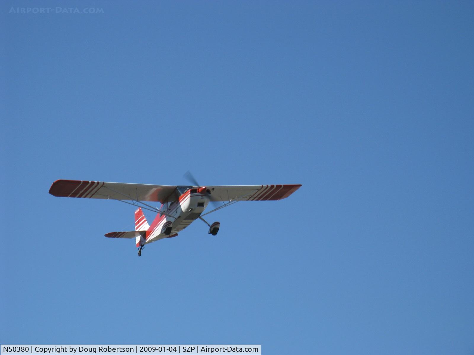 N50380, 1979 Bellanca 7ECA Citabria Citabria C/N 1291-79, 1979 Bellanca 7ECA CITABRIA, Lycoming O-235 115 Hp, takeoff climb Rwy 04