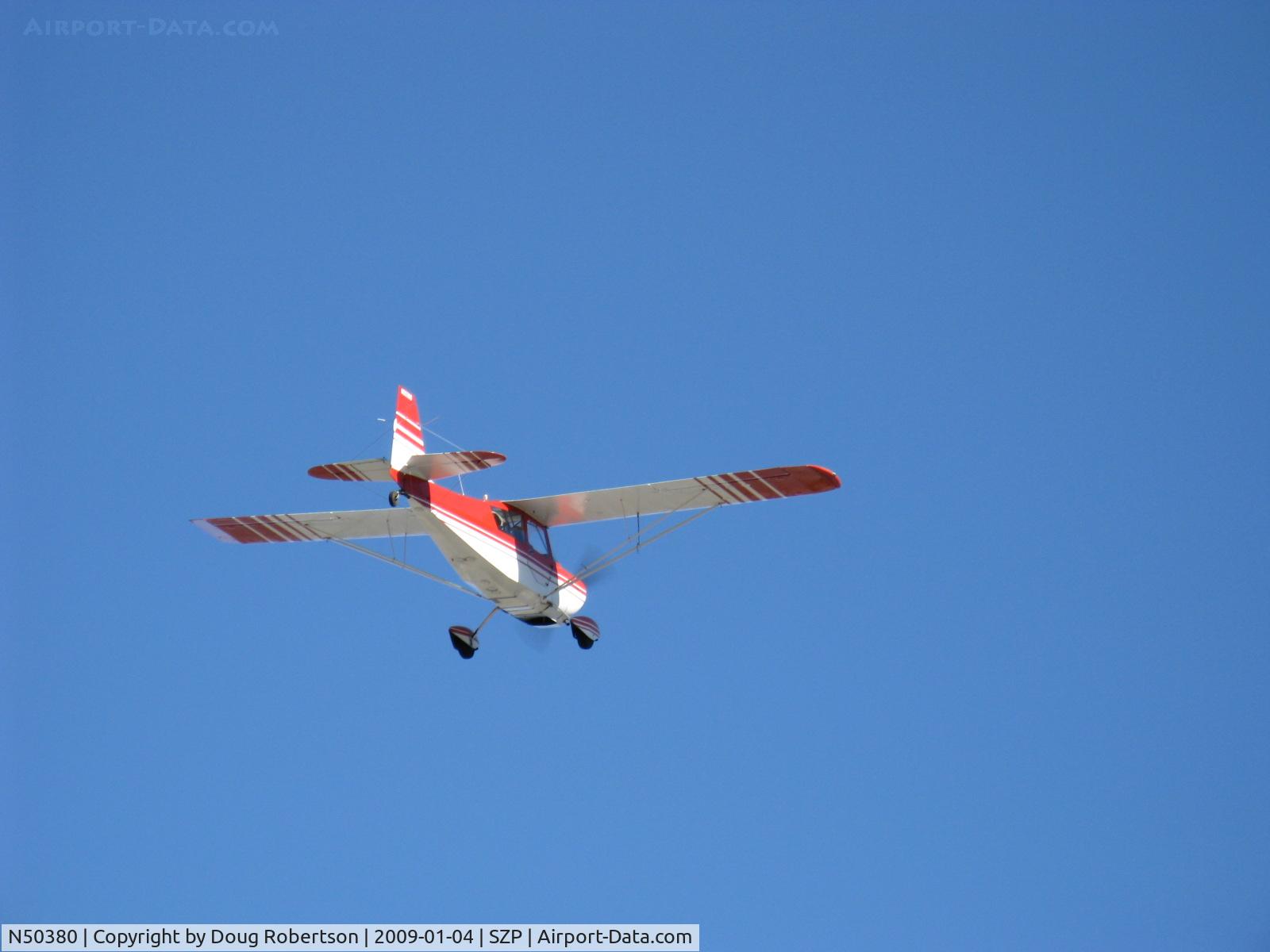 N50380, 1979 Bellanca 7ECA Citabria Citabria C/N 1291-79, 1979 Bellanca 7ECA CITABRIA, Lycoming O-235 115 Hp, takeoff climb Rwy 04