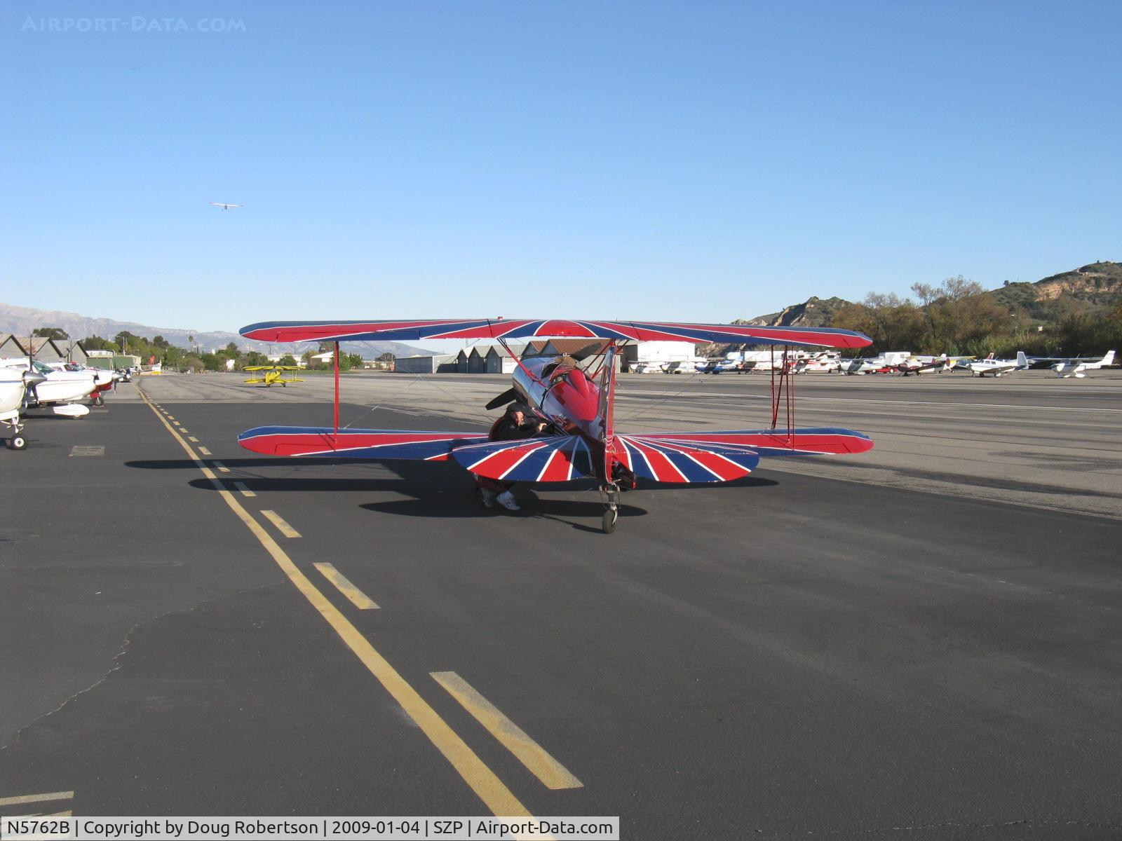 N5762B, 1980 Great Lakes 2T-1A-2 Sport Trainer C/N 0833, 1980 Great Lakes 2T-1A-2 SPORT TRAINER, Lycoming AEIO-360-B1F6 180 Hp