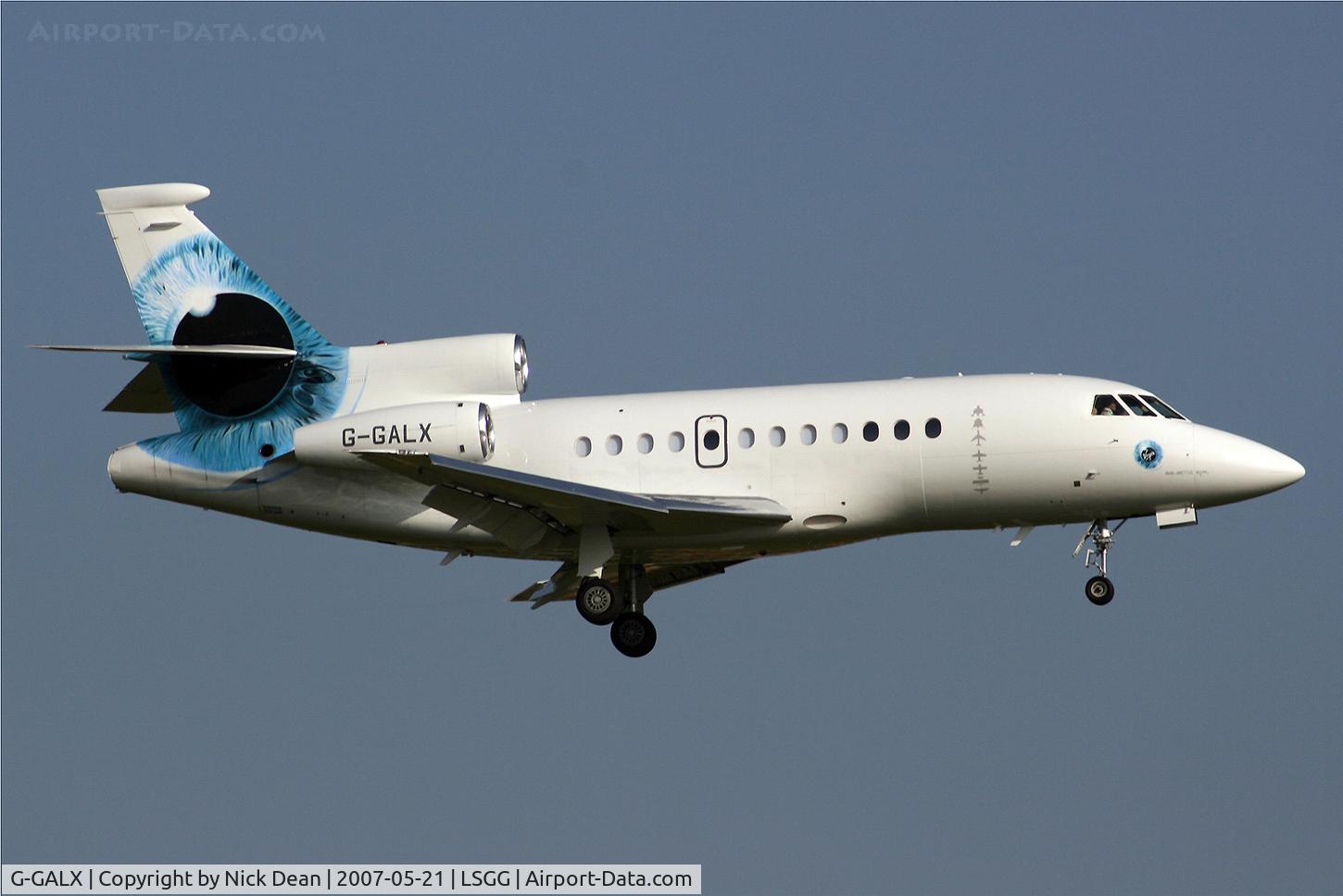 G-GALX, 2006 Dassault Falcon 900EX C/N 163, LSGG