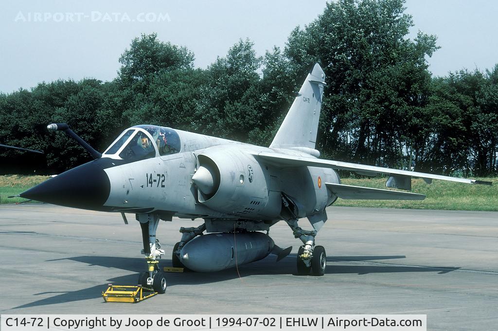 C14-72, Dassault Mirage F.1M C/N SPF172, At the 1994 Leeuwarden open house.