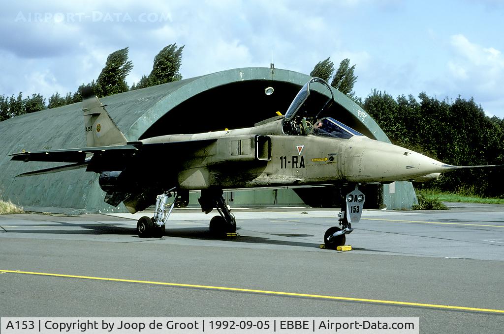 A153, Sepecat Jaguar A C/N A153, Still in its 1991 Gulf war colour scheme.