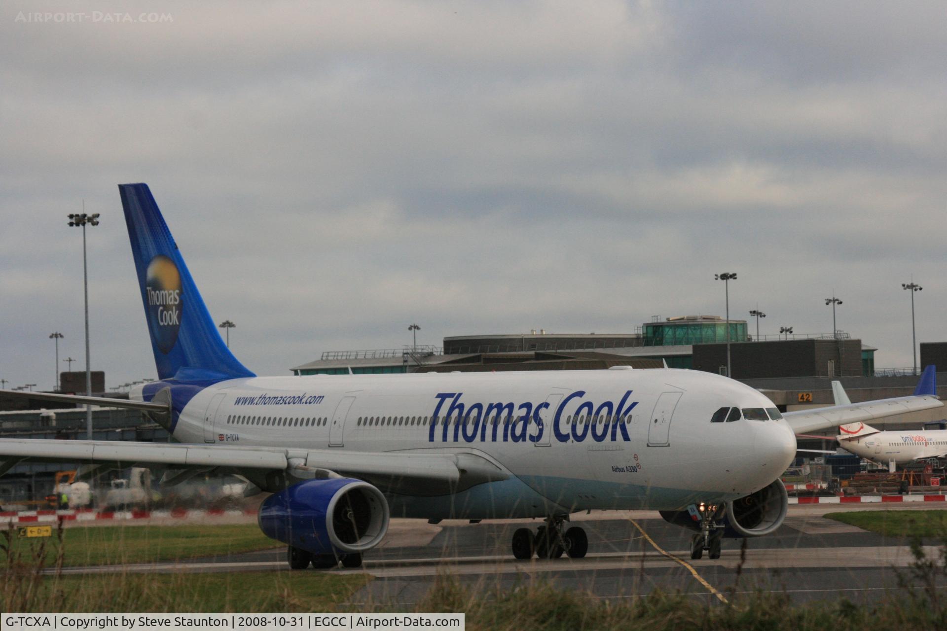G-TCXA, 2006 Airbus A330-243 C/N 795, Taken at Manchester Airport, October 2008