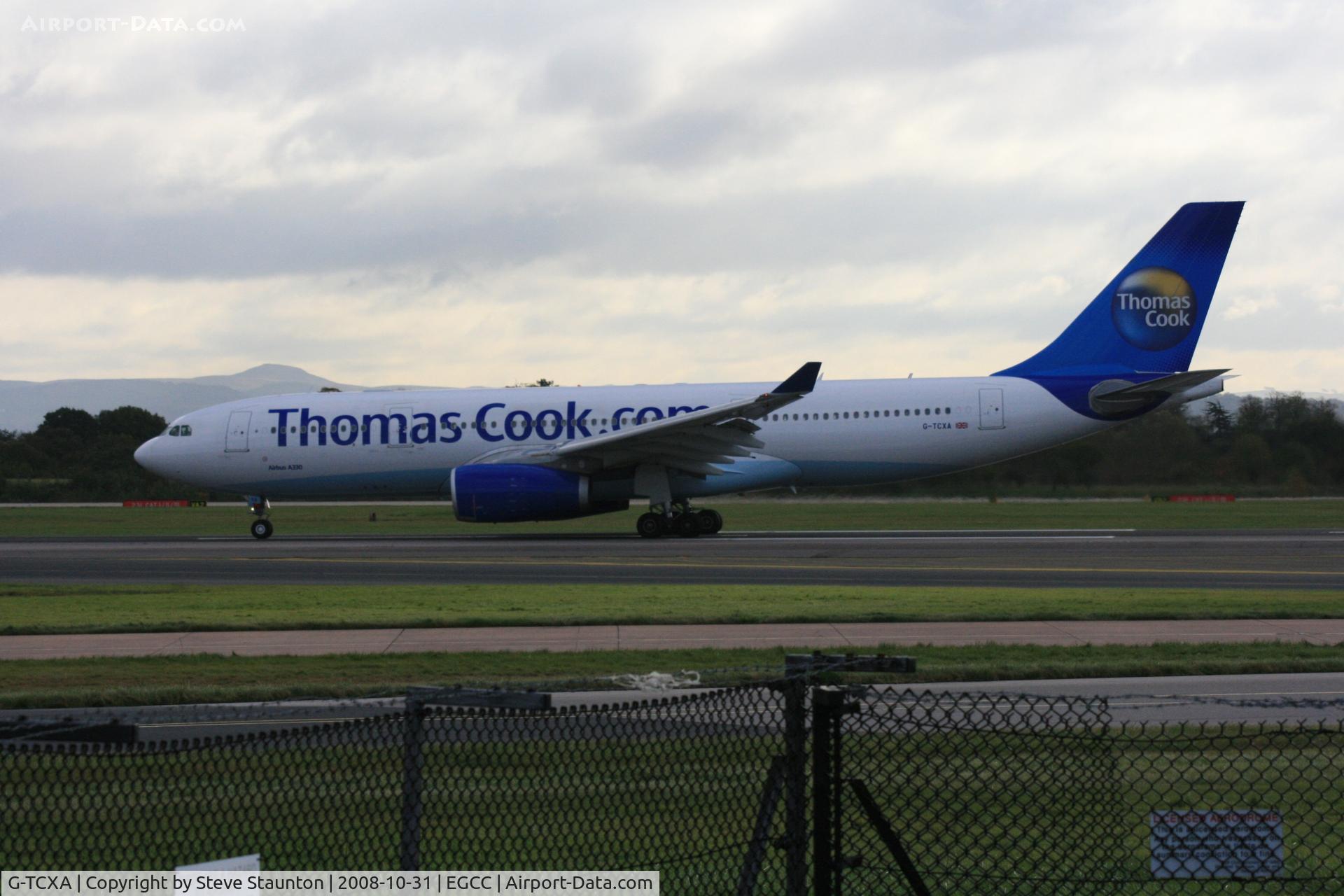 G-TCXA, 2006 Airbus A330-243 C/N 795, Taken at Manchester Airport, October 2008
