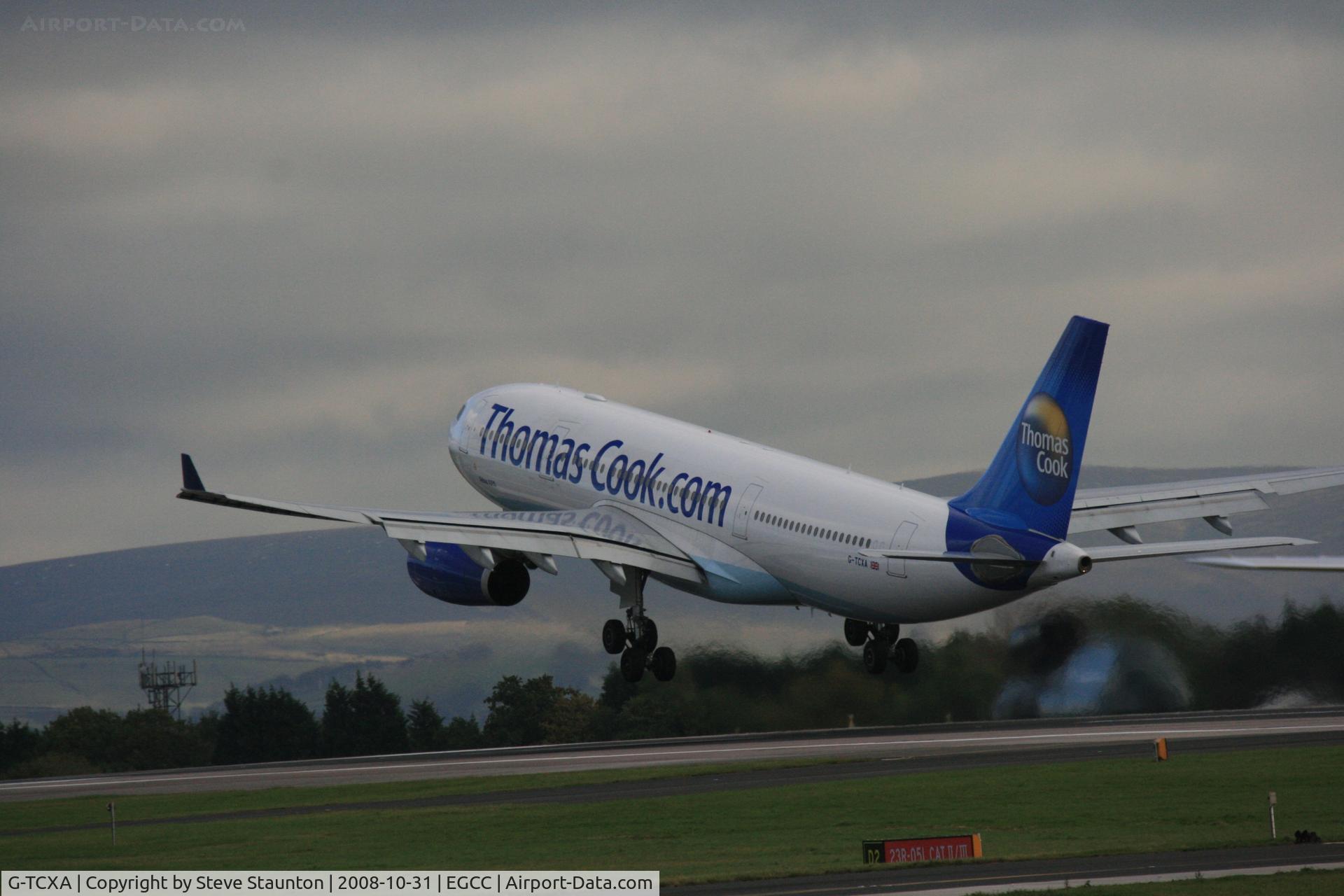 G-TCXA, 2006 Airbus A330-243 C/N 795, Taken at Manchester Airport, October 2008