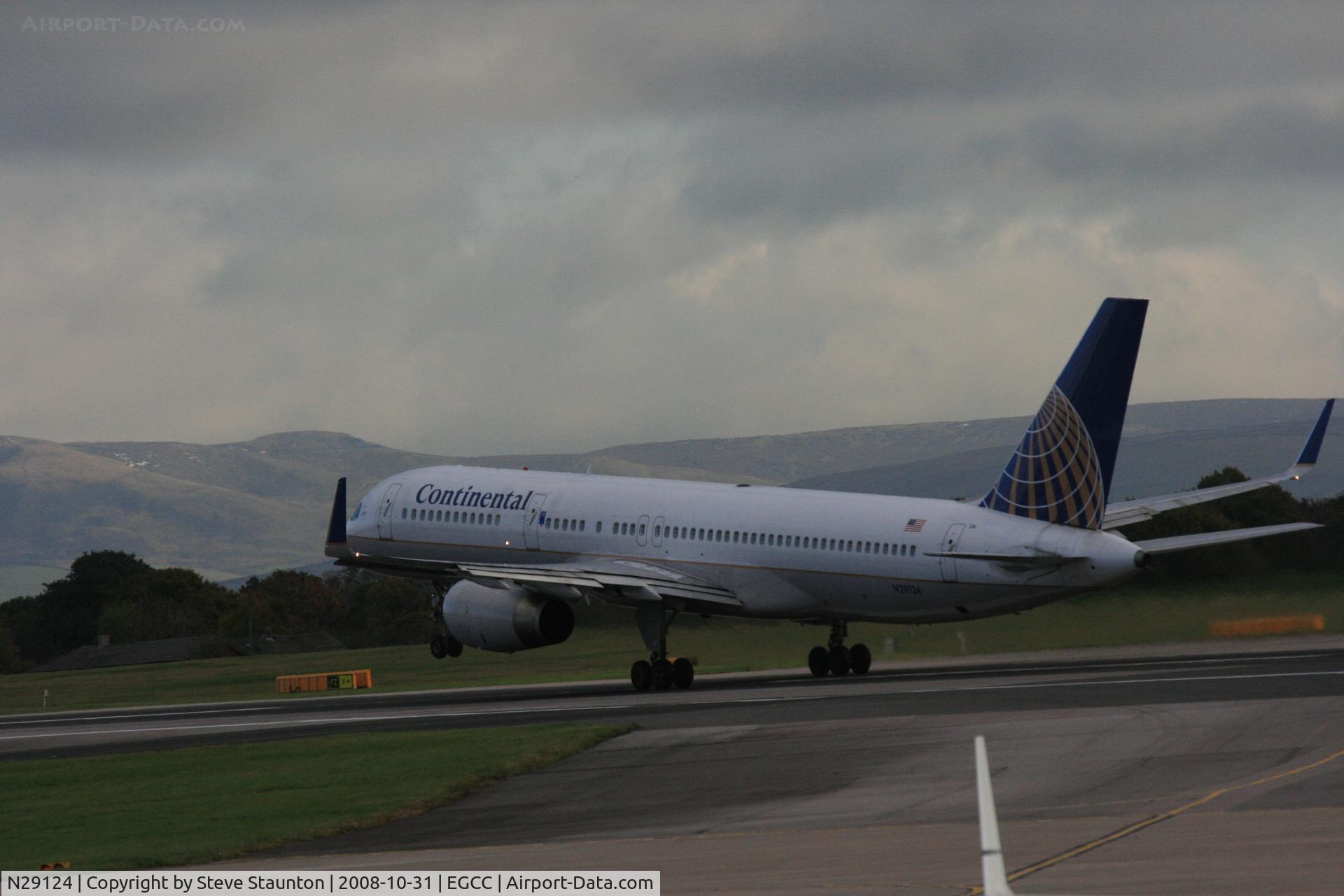 N29124, 1998 Boeing 757-224 C/N 27565, Taken at Manchester Airport, October 2008