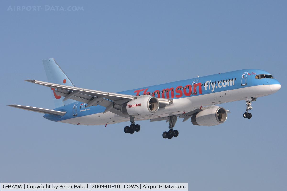 G-BYAW, 1995 Boeing 757-204 C/N 27234, Thomson