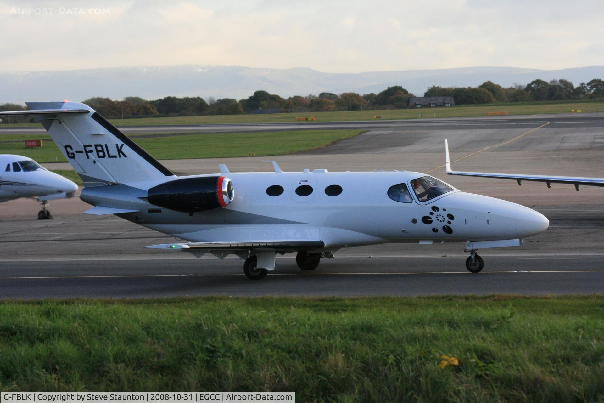 G-FBLK, 2007 Cessna 510 Citation Mustang Citation Mustang C/N 510-0027, Taken at Manchester Airport, October 2008