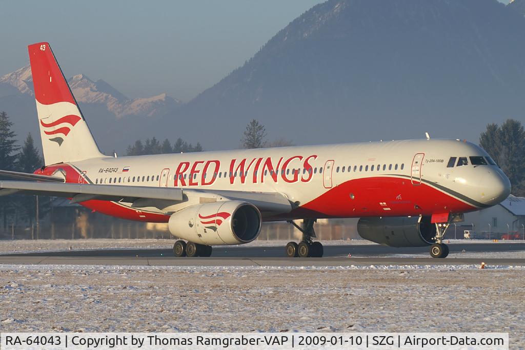 RA-64043, 2008 Tupolev Tu-204-100S C/N 64043, Redwings Tupolev 204
